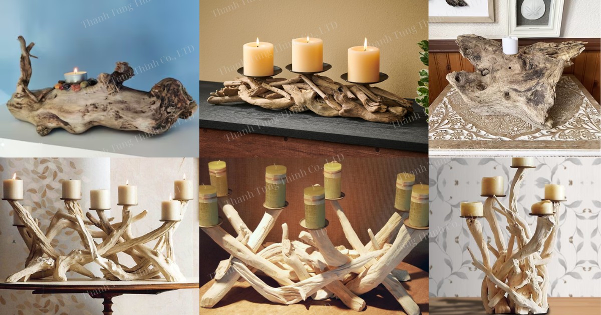 Falling in love with 6 Art Driftwood Candle Holders Supplier makes customers want to buy at first sight